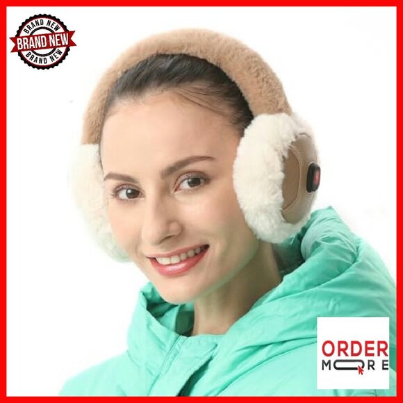 Adjustable Heated Ear Muffs with 2-Level Warmth for Winter Sports main image 4